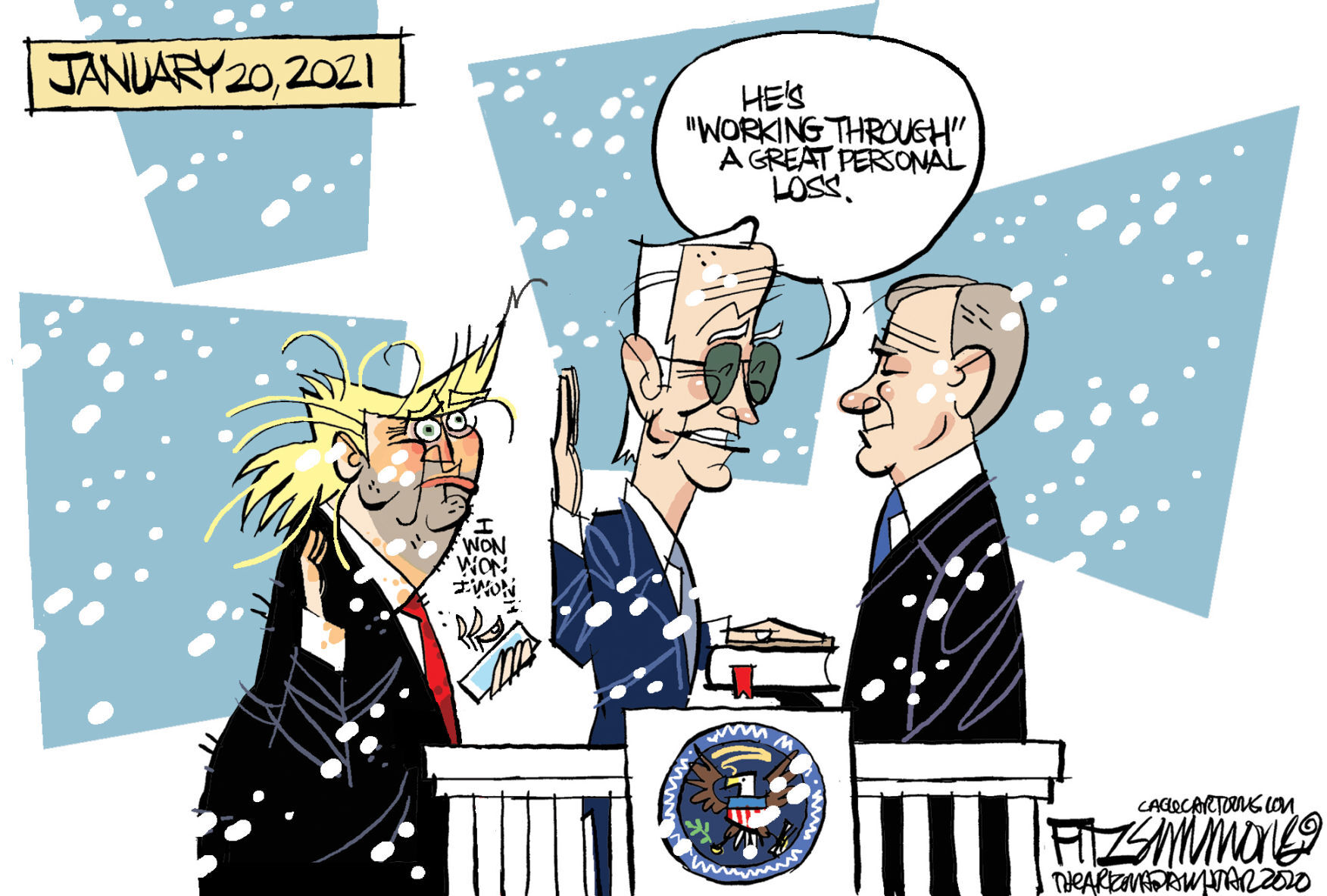 Daily Fitz Cartoon: Inauguration Day